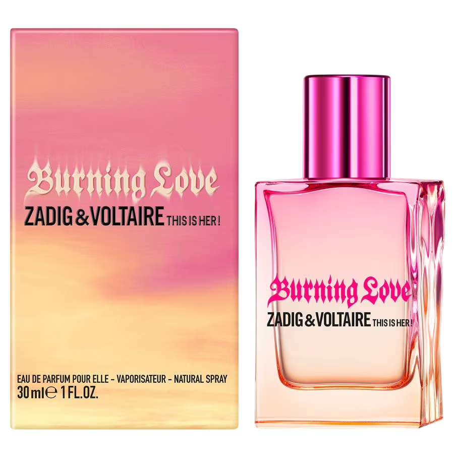 Zadig & Voltaire, This Is Her! Burning Love Limited Edition, Água de Perfume, Para mulheres, 30 ml