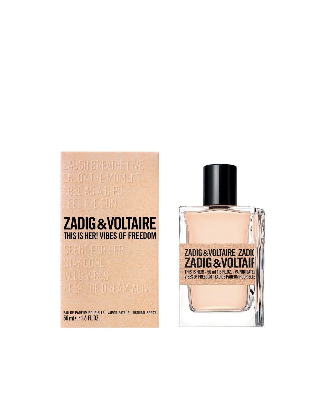 Zadig & Voltaire, This Is Her! Vibes Of Freedom, Água de Perfume, Para mulheres, 50 ml